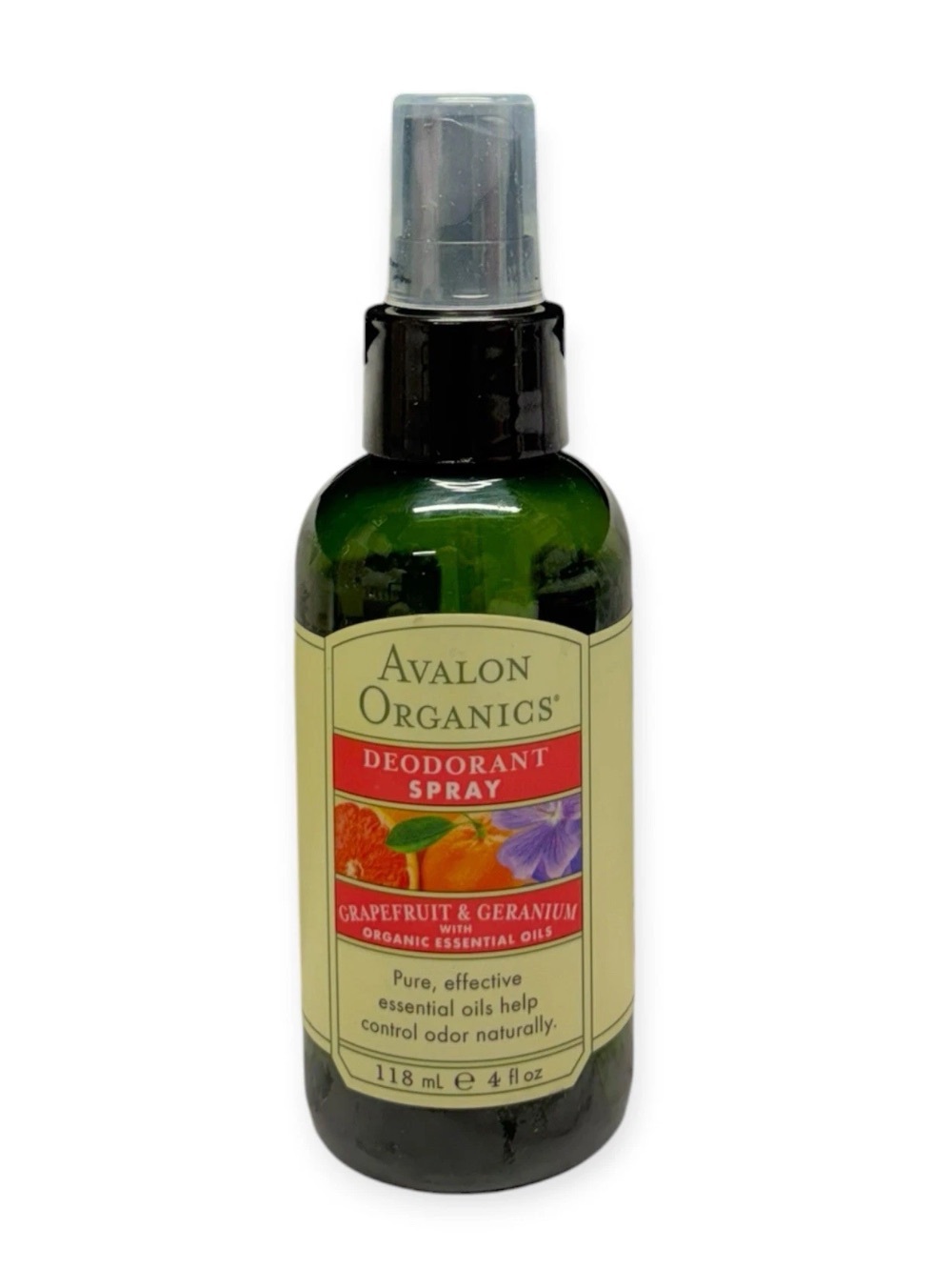 Avalon Organics Deodorant Spray Grapefruit & Geranium w/ Essential Oils 4oz